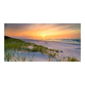 Sonne sinkt über Ostsee
