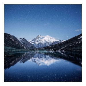 Sternennacht am Bergsee