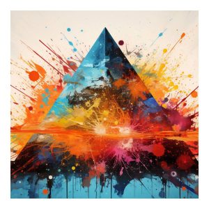 Blaue Pyramide