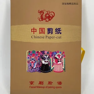 Chinese Paper Cut Facial Makeup of Peking Opera Beijing Mark