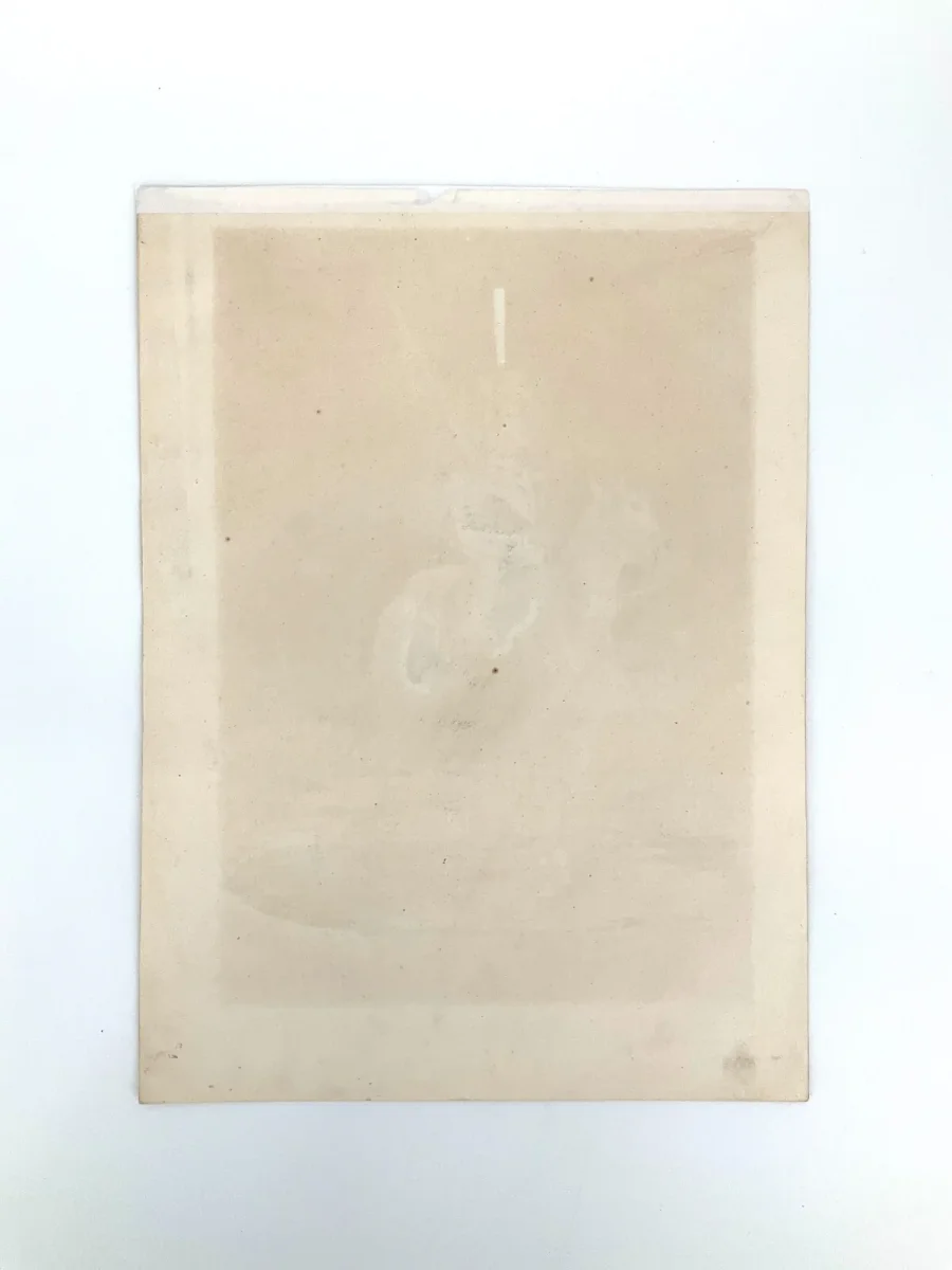 Lithografie mit Ulanen und Dragonern der preußischen Armee von L. Sachse, Berlin 1830 – Bild 3