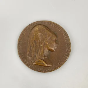 Bronze Medaille Italy Isotta Degli Atti Bronzeguss Nachguss Replik