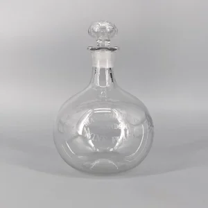 Wein Dekanter aus Glas von Max Greger & Co, um 1880