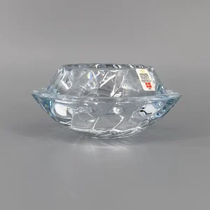 Mid Century Kerzenhalter aus Glas von Holmegaard Royal Copenhagen, Dänemark, 1960er