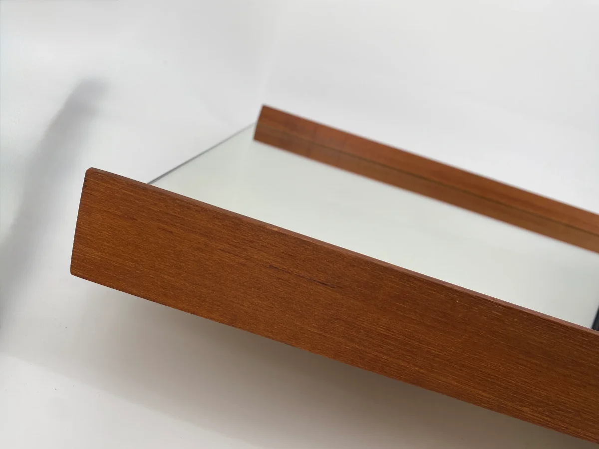 Mid Century Design Spiegel mit Rahmen aus Teak, um 1960 – Bild 3