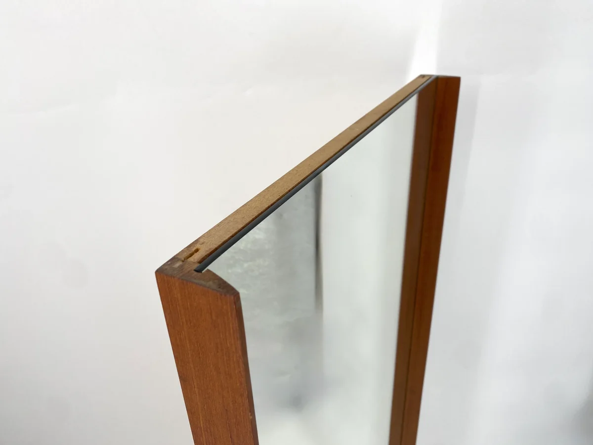 Mid Century Design Spiegel mit Rahmen aus Teak, um 1960 – Bild 4