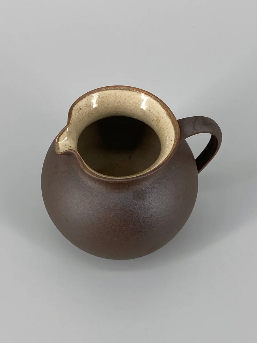 kleine Krug- / Karaffenvase von Carl Fischer aus Keramik, Deutschland, 1950er Jahre – Bild 3
