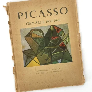 Mappe "Picasso. Gemälde 1939–1946" mit 15 losen Tafeln aus dem Jahr 1947, Ausgabe für die Besatzungszonen