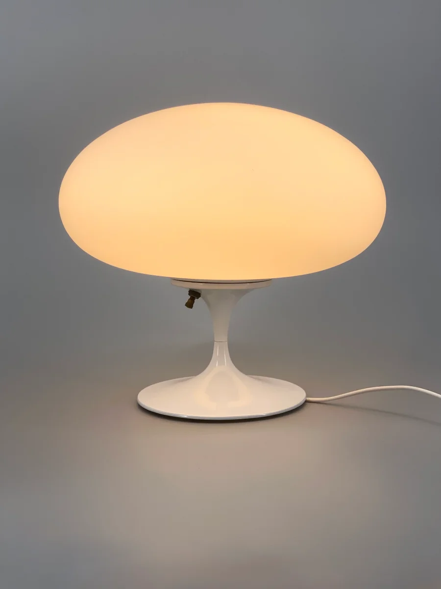 #1 Mushroom Tischlampe aus Glas von Bill Curry für Laurel Lamp Co., 1960er – Bild 3