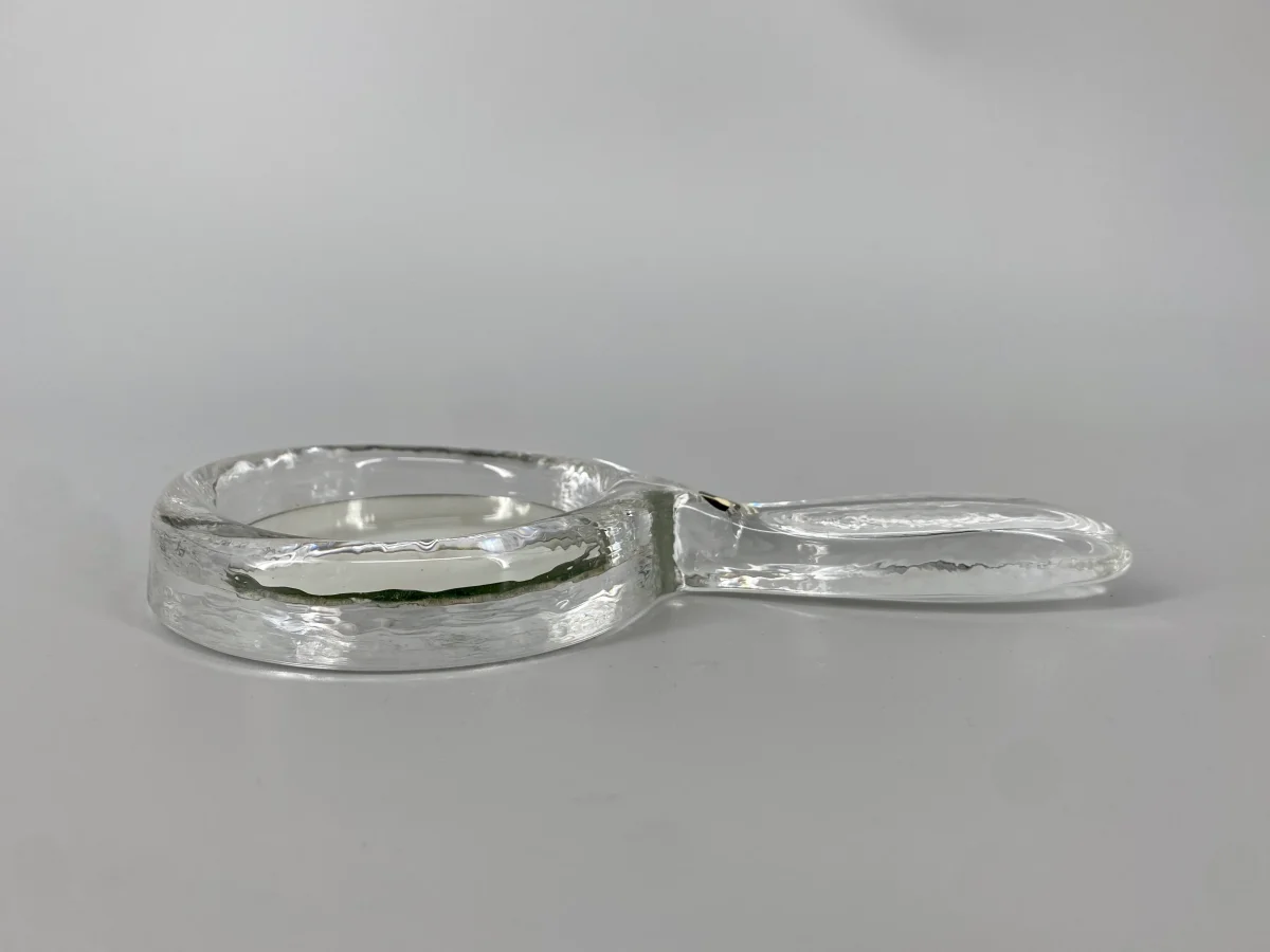 Handspiegel aus Glas von Pukeberg, Schweden, 1960er Jahre – Bild 3