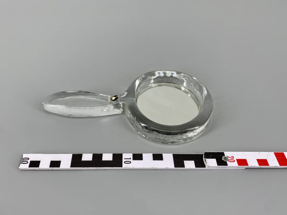 Handspiegel aus Glas von Pukeberg, Schweden, 1960er Jahre – Bild 7