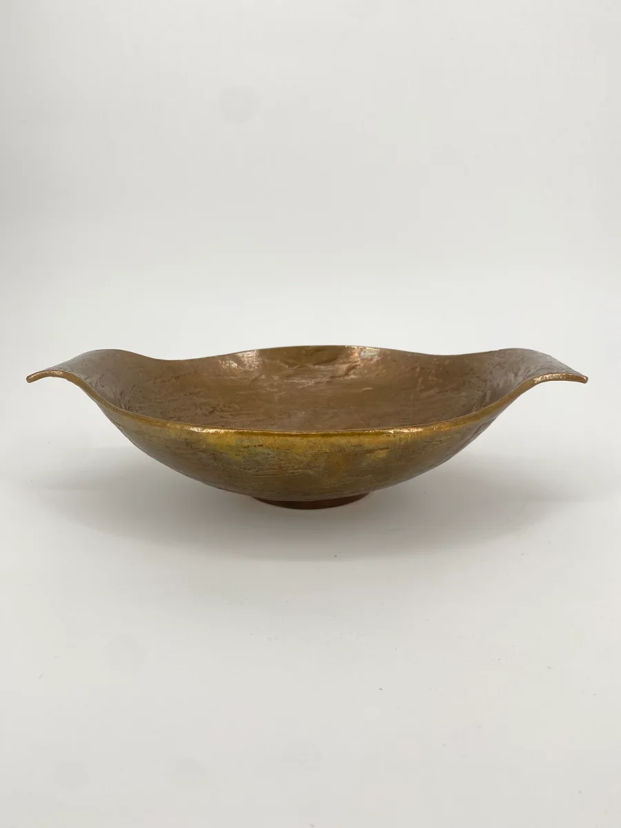 Punzierte Bronzeschale von Harjes aus Deutschand – Bild 8