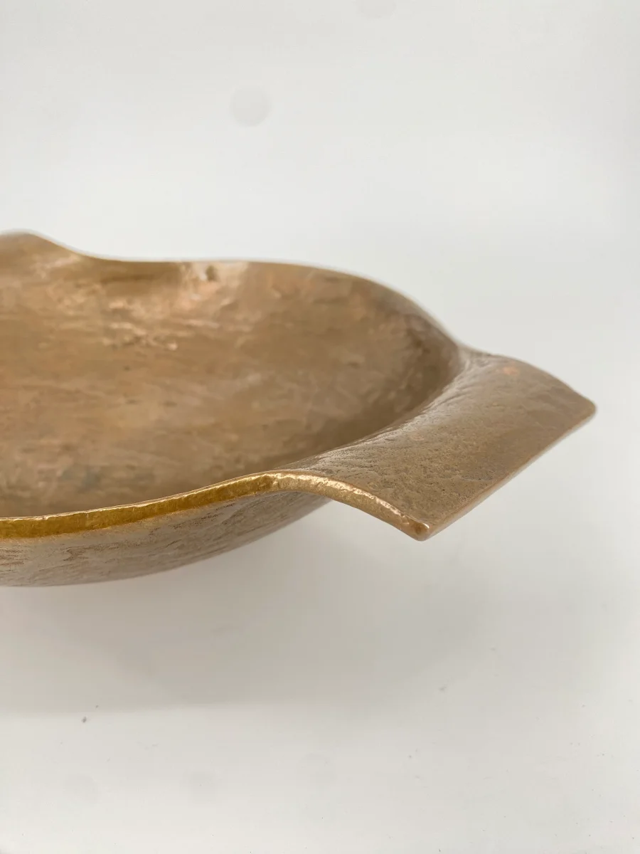 Punzierte Bronzeschale von Harjes aus Deutschand – Bild 9