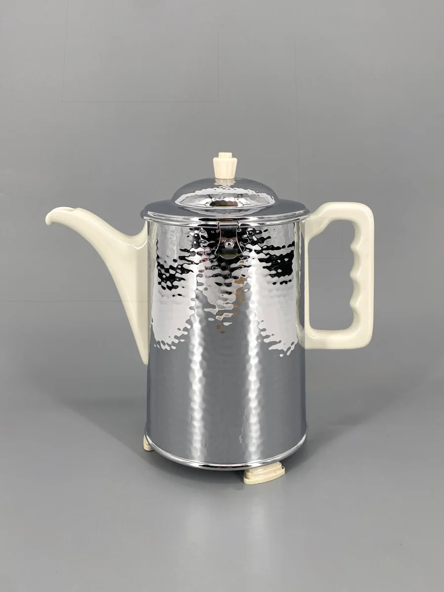 1,4 L Thermoskanne von SUS Bauscher-Lizenz, mit Porzellan von Fürstenberg, Deutschland, 30er – Bild 4