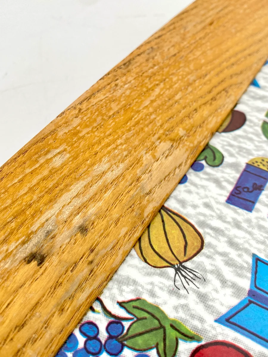 Servier- oder Küchentablett mit Holzgestell, 60er – Bild 8
