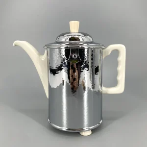 0,5 L Thermoskanne von SUS Bauscher-Lizenz, mit Porzellan von Thomas (Rosenthal), Deutschland, 30er