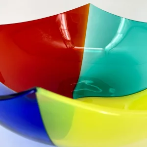 Muranoglas Schale "Paraply" von Berit Johansson für Salviati, Italien, 2001