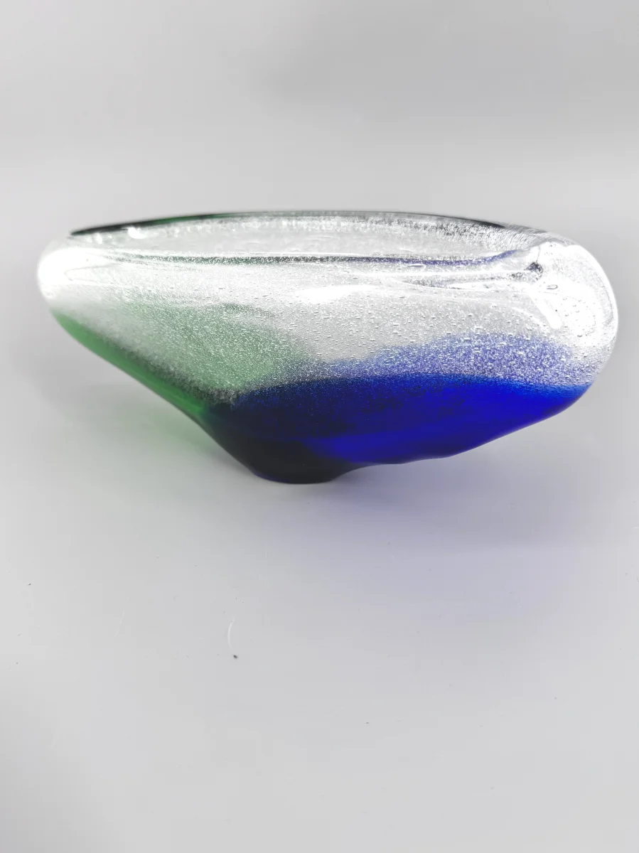 Glasschale von František Špinar, für Skrdlovice Glashütte, Tschechien – Bild 2